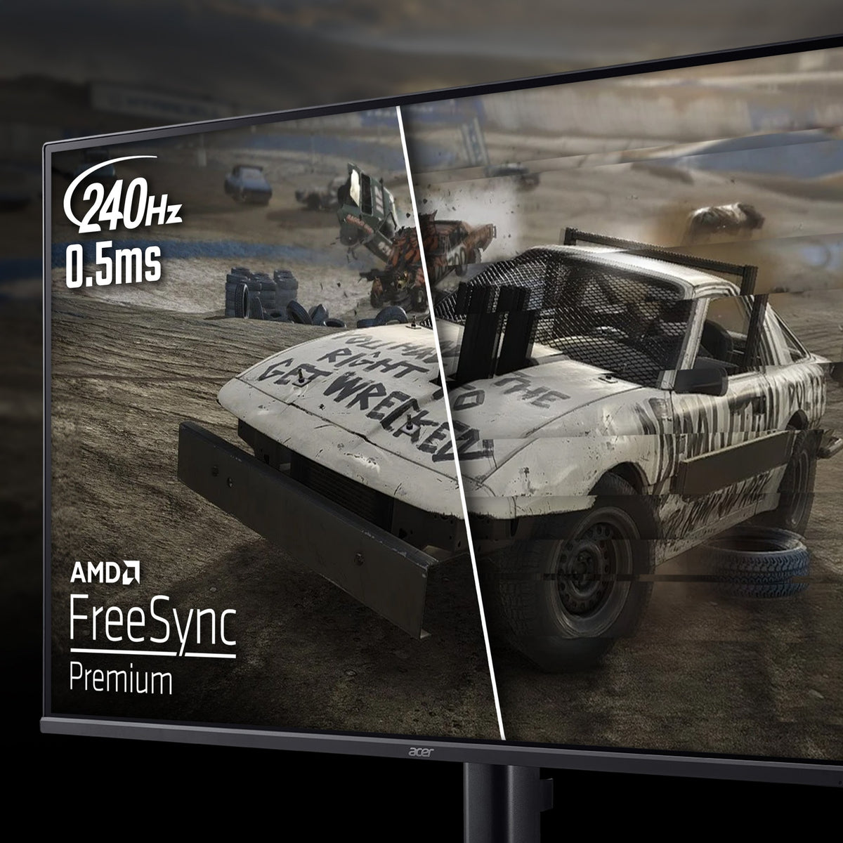 Acer KG0 Nitro KG270 W3 Widescreen Gaming LCD Monitor
