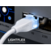Lanview LightFlex CAT6 U/UTP 1M, White, TPE, Halogenfree networking cable