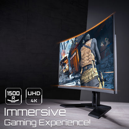GIGABYTE M32UC 31.5" 4K UHD Curved Gaming Monitor - 3840 x 2160, 1500R, 144Hz, 1ms, 350 cd/m², FreeSync Premium Pro, DisplayHDR400, HDMI 2.1, Displayport 1.4