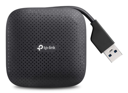 TP-Link UH400 interface hub USB 3.2 Gen 1 (3.1 Gen 1) Type-A 5000 Mbit/s Black