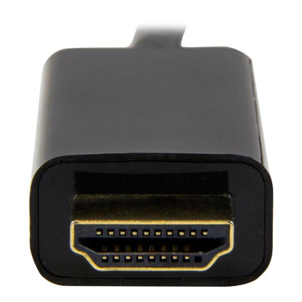 StarTech.com 6.6ft (2m) Mini DisplayPort to HDMI Cable - 4K 30Hz Video - mDP to HDMI Adapter Cable - Mini DP or Thunderbolt 1/2 Mac/PC to HDMI Monitor/Display - mDP to HDMI Converter Cord