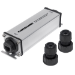 Intellinet Outdoor Gigabit High-Power PoE+ Extender Repeater, IEEE 802.3at/af Power over Ethernet (PoE+/PoE), Extends Range up to 100m, Metal, IP65