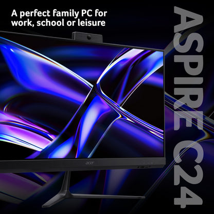 Acer Aspire C24B All‑in‑One desktop – Ryzen 5 340, 16GB DDR5, 1TB SSD, 23.8" Full HD IPS