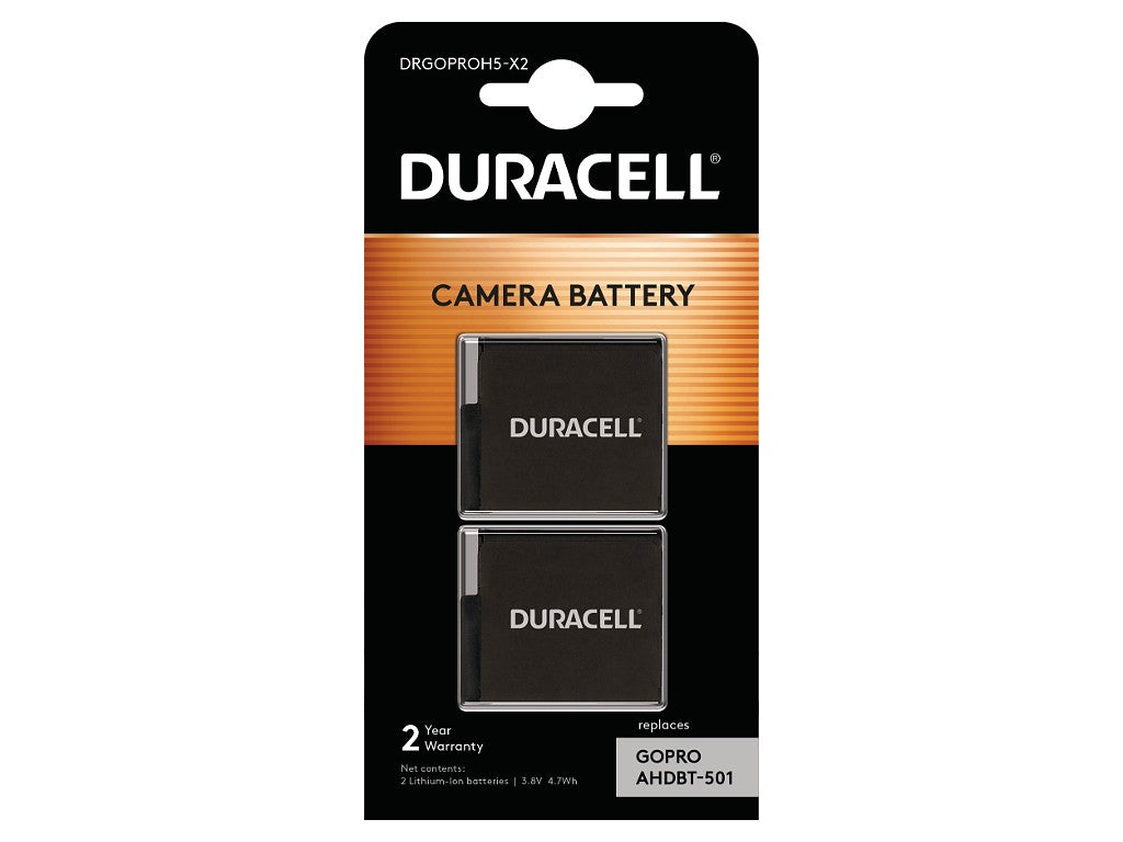 Duracell DRGOPROH5-X2 camera/camcorder battery 1250 mAh