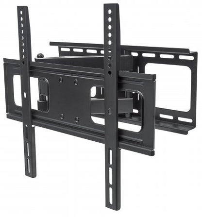 Manhattan Wall Mount for TV & Monitors (Full Motion), For screens 32" to 55", VESA compatibility: all between 200x200mm to 400x400mm - check the dimensions of the four mounting holes on back of screen to ensure it fits, Max 50kg, Black, Bracket, Lifetime
