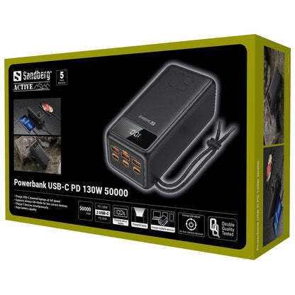 Sandberg Powerbank USB-C PD 130W 50000