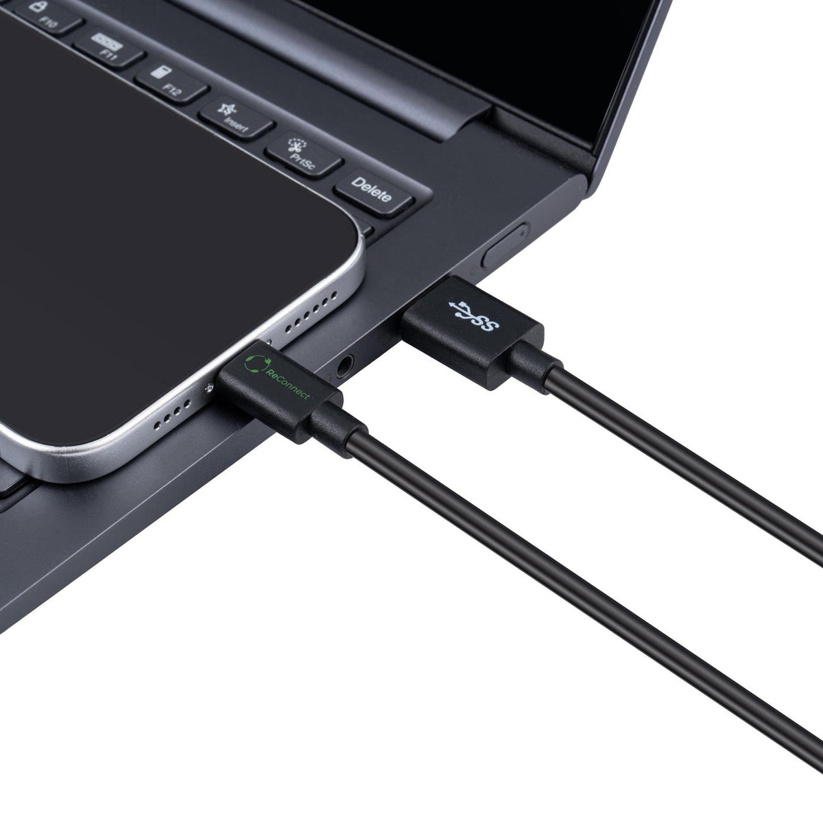Microconnect ECO-USB3.1CA2 USB cable USB 3.2 Gen 1 (3.1 Gen 1) 2 m USB C USB A Black