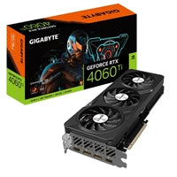 Gigabyte NVIDIA GeForce RTX 4060 Ti GAMING OC 16G Graphics Card, 16GB GDDR6, 4352 CUDA Cores, 2595 MHz Core Clock, Triple Fan, RGB, 2x DisplayPorts / 2x HDMI Ports