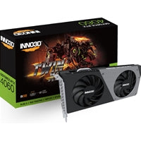 Inno3D NVIDIA GeForce RTX 4060 TWIN X2 Graphics Card, 8GB GDDR6, 3072 CUDA Cores, 2490 MHz Boot Clock, Dual Fan, 3x DisplayPorts / 1x HDMI Port