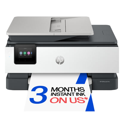 HP OfficeJet Pro 8125e Wireless All-in-One Color Printer, Instant Ink; Two-sided printing