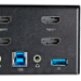StarTech.com 2 Port Dual Monitor HDMI KVM Switch - 4K 60Hz Ultra HD HDR - Desktop 4K HDMI 2.0 KVM Switch with 2 Port USB 3.0 Hub (5Gbps) & 4x USB 2.0 HID, Audio - Hotkey Switching - TAA