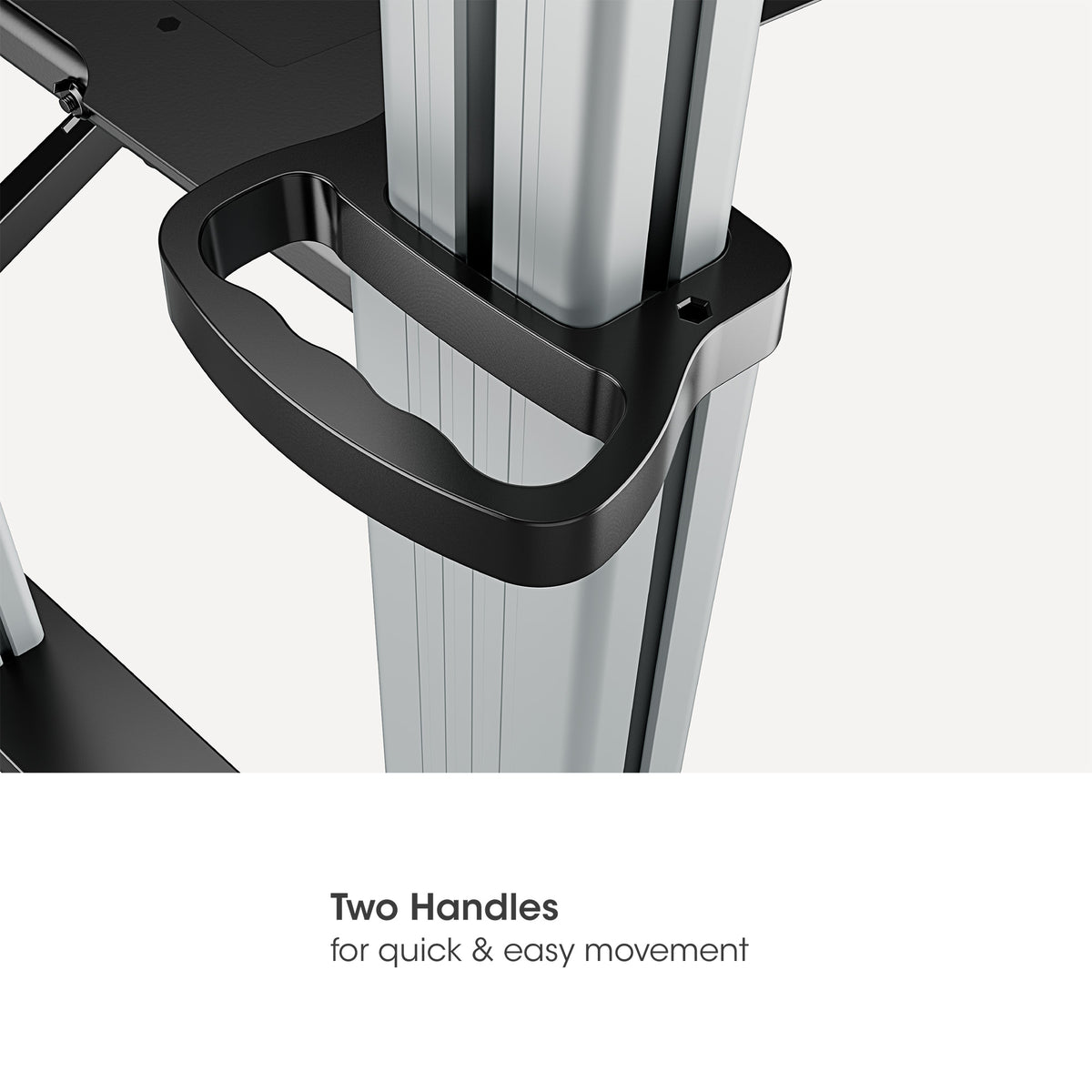 Manhattan Trolley Mount Stand for TV & Monitors, For screens: 37" to 100",VESA compatibility:all between 200x200 to 1000x600mm -check the dimensions of the four mounting holes on back of screen to ensure it fits,Max 80kg,Height adjustable 1200 to 1600mm,L