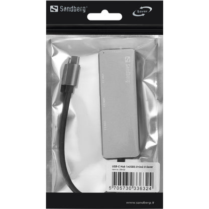 Sandberg USB-C Hub 1xUSB3.0+3x2.0 SAVER