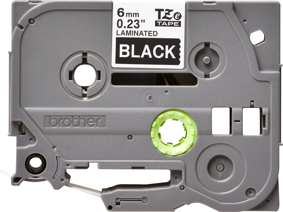 Brother TZE-315 DirectLabel white on black Laminat 6mm x 8m for Brother P-Touch TZ 3.5-18mm/6-12mm/6-18mm/6-24mm/6-36mm