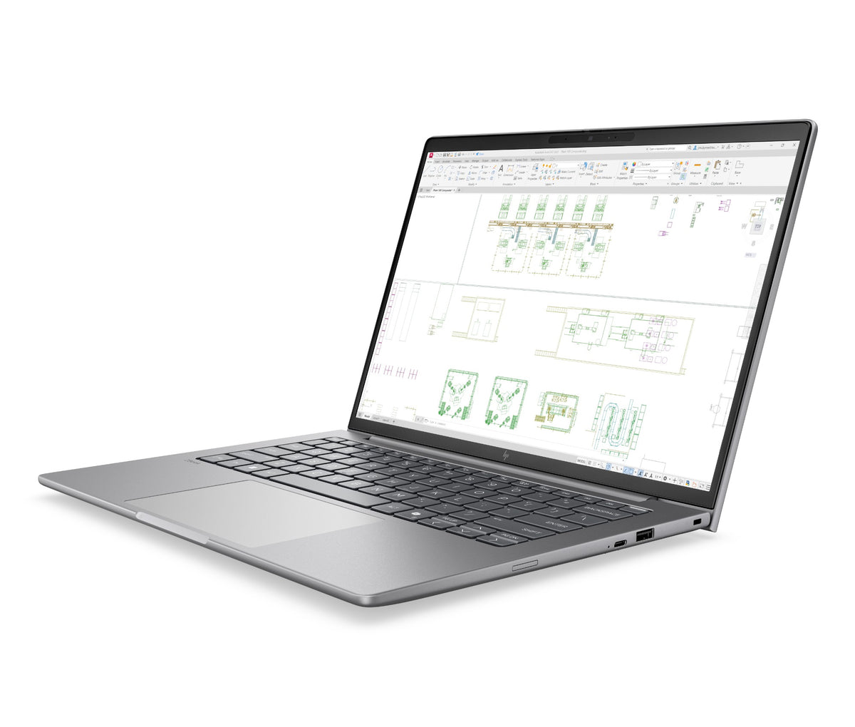 HP ZBook 8 G2i 14 inch Mobile Workstation PC - Data Science Copilot+ PC Intel Core Ultra 7 35.6 cm (14") WUXGA 16 GB DDR5-SDRAM 512 GB SSD Wi-Fi 7 (802.11be) Windows 11 Pro AI Workstation, AI PC Silver