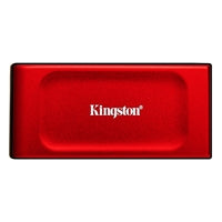Kingston XS1000 Red (SXS1000R/2000G) 2TB Portable External SSD, Read 1050MB/s, Write 1000MB/s, USB 3.2 Gen 2, 5 Year Warranty