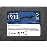 Patriot P210 (P210S2TB25) 2TB 2.5 Inch SSD, Sata 3 Interface, Read 520MB/s, Write 430MB/s, 3 Year Warranty