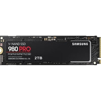 Samsung 980 PRO 2TB (MZ-V8P2T0BW) NVMe SSD, M.2 Interface, PCIe Gen4, 2280, Read 7000MB/s, Write 6000MB/s, 5 Year Warranty