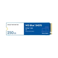 WD Blue SN570 (WDS250G3B0C) 250GB NVMe SSD, M.2 Interface, PCIe Gen3, 2280, Read 3300MB/s, Write 1200MB/s, 5 Year Warranty