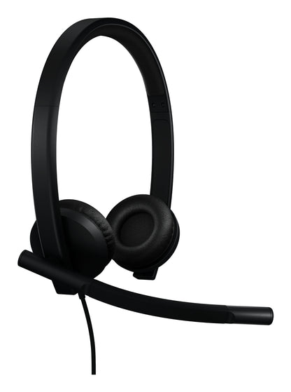 Logitech H570E Headset Wired Head-band Office/Call center USB Type-C Black