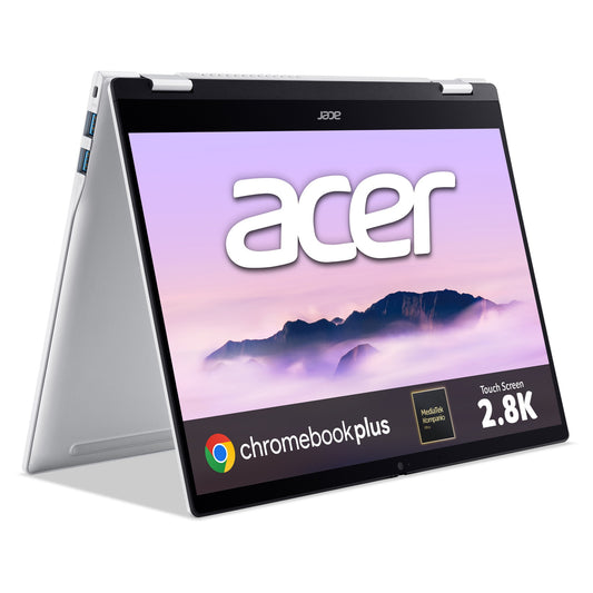 Acer Chromebook Enterprise 514 Plus Spin 514 convertible (CPE594-2N) - MediaTek Kompanio Ultra 910, 16GB RAM, 256GB, 14" 2.8K touchscreen, Chrome OS