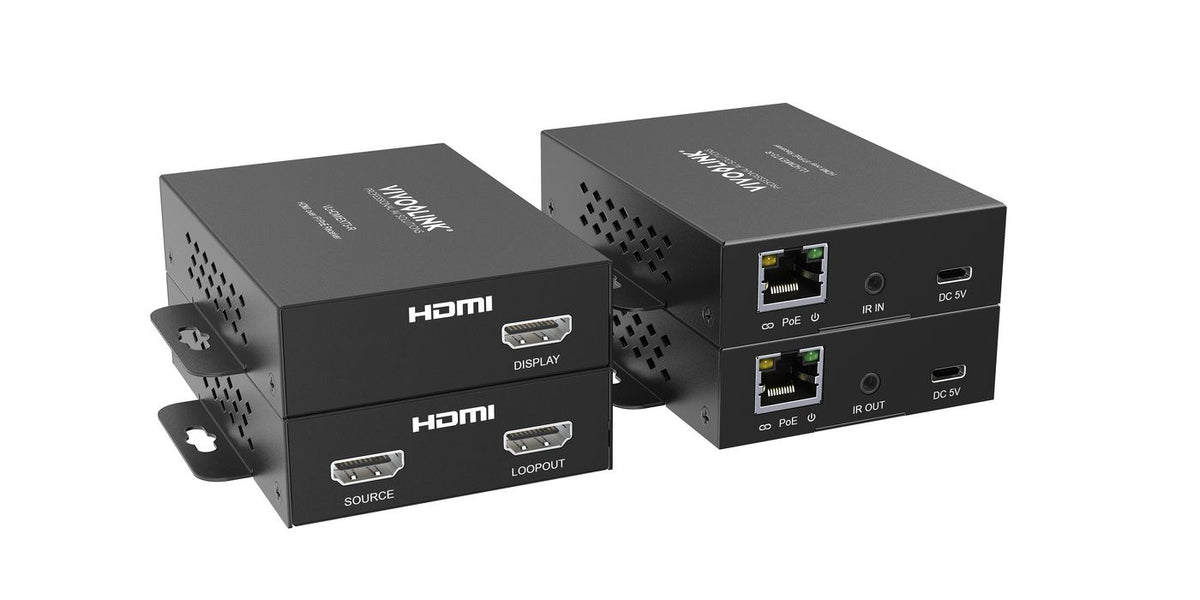 Vivolink VLHDMIEXT3-T AV extender AV transmitter Black