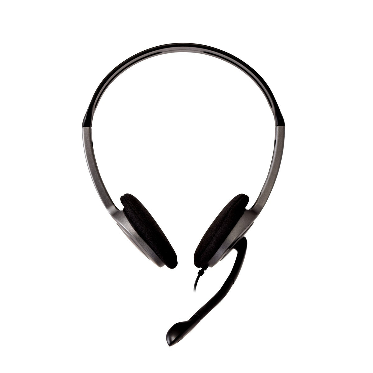 V7 HA212-2EP headphones/headset Wired Head-band Calls/Music Black, Silver