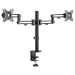 StarTech.com Desk Mount Dual Monitor Arm - Desk Clamp VESA Compatible Monitor Mount for up to 32" (17.6lb/8kg) Displays - Ergonomic Articulating Monitor Arm - Height Adjustable/Tilt/Swivel/Rotating