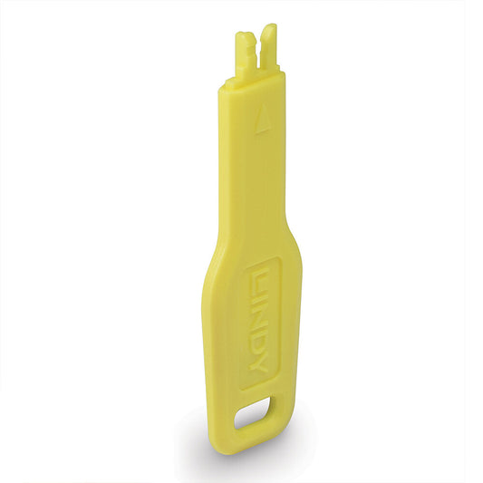 Lindy RJ45 Port Blocker key, Yellow