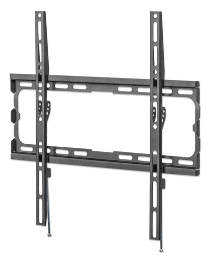Manhattan Wall Mount for TV & Monitors (Fixed), For screens 32" to 55", VESA compatibility: all between 200x200mm to 400x400mm - check the dimensions of the four mounting holes on back of screen to ensure it fits, Max 40kg, Black, Bracket