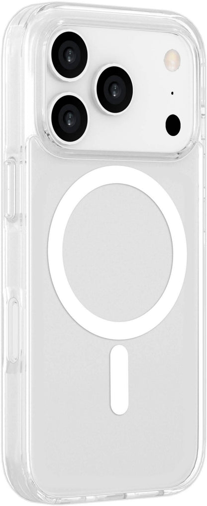 eSTUFF INFINITE (GRS) OSLO iPhone 18 Pro Max/17 Pro Max Clear Magnetic Cover. Material: 65% (GRS) recycled PC and 21% (GRS) recycled TPU mobile phone case Transparent