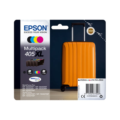 Epson C13T05H64010/405XL Ink cartridge multi pack Bk,C,M,Y high-capacity 18,9ml + 3x14,7ml Pack=4 for Epson WF-3820/7830