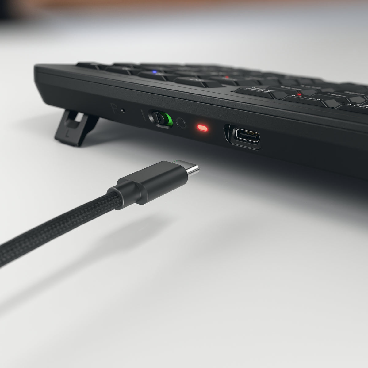 CHERRY Stream ultimate keyboard Home/Office USB + RF Wireless + Bluetooth AZERTY French Black
