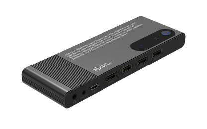 Microconnect HDMI & USB-C 2-Port KVM switch