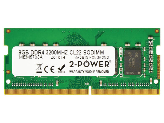 2-Power MEM5703A memory module 8 GB 1 x 8 GB DDR4 260-pin SO-DIMM