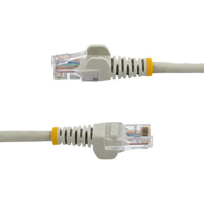 StarTech.com Cat5e Patch Cable with Snagless RJ45 Connectors - 1m, Gray