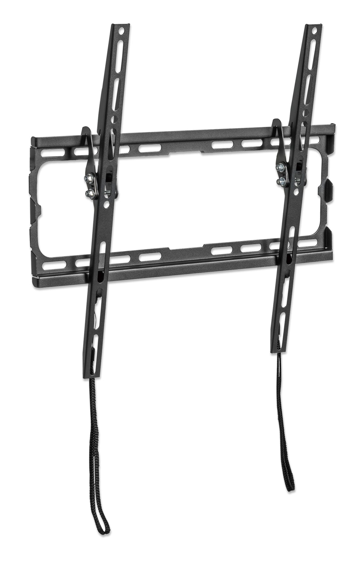 Manhattan Wall Mount for TV & Monitors (Tiltable), For screens 32" to 55", VESA compatibility: all between 200x200mm to 400x400mm - check the dimensions of the four mounting holes on back of screen to ensure it fits, Max 35kg, Black, Bracket