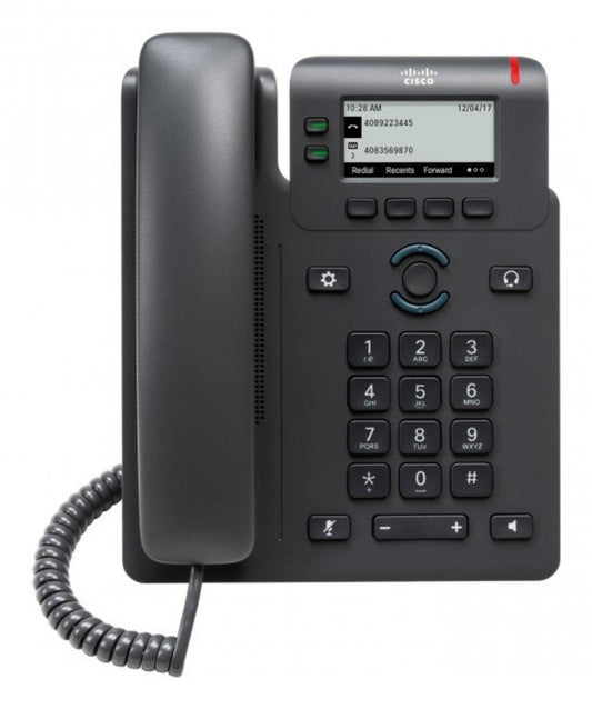 Cisco 6821 IP phone Black 2 lines Networking