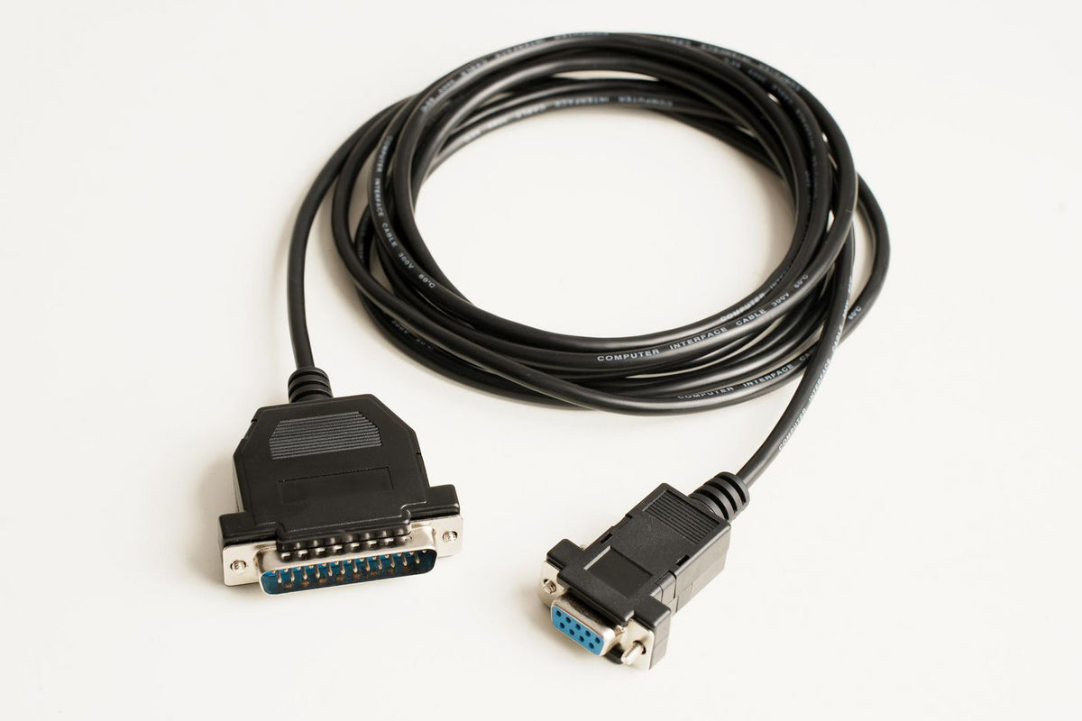 Microconnect IBM029B-1,8 serial cable Black 1.8 m DB-25 DB-9
