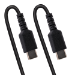 StarTech.com 1.6ft (50cm) USB-C Fast Charging Cable, Rugged, Coiled, Charge & Sync, 3A, USB 2.0, TPE Jacket and Aramid Fiber - USB C Charging Cord