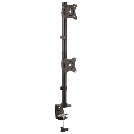 StarTech.com Desk-Mount Dual Monitor Mount, Vertical, Steel - For up to two 27" or 34" Ultrawide (22lb/10kg) VESA Mount Displays