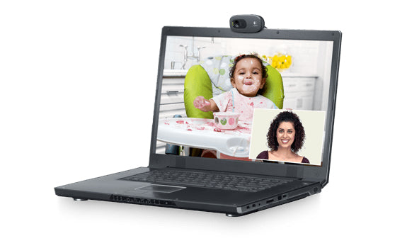 Logitech HD C270 webcam 3 MP 1280 x 720 pixels USB 2.0 Black, Grey