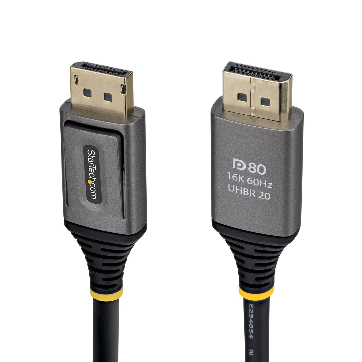 StarTech.com 2m DisplayPort 2.1 Cable, VESA Certified DP80 DisplayPort Cable, Uncompressed 10K/8K 60Hz, 16K 60Hz/8K 240Hz w/DSC 1.2a, DP 2.1 Monitor Cord