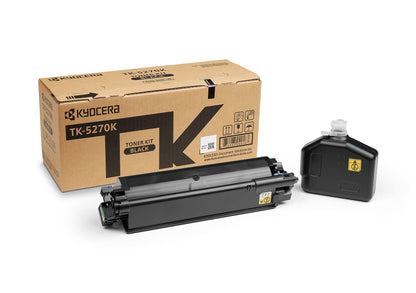 Kyocera 1T02TV0NL0/TK-5270K Toner-kit black, 8K pages ISO/IEC 19752 for Kyocera P 6230