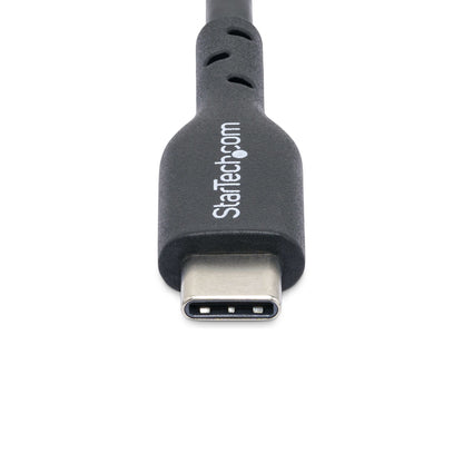 StarTech.com 6.6ft (2m) USB-C Charging Cable, Charge & Sync, 60W (3A) PD, USB 2.0 Laptop Charger Cable - Black USB C Charging Cord