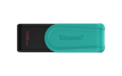 Kingston Technology DataTraveler 128GB Portable USB 3.2 Gen 1 Exodia S (Black/Turquoise)