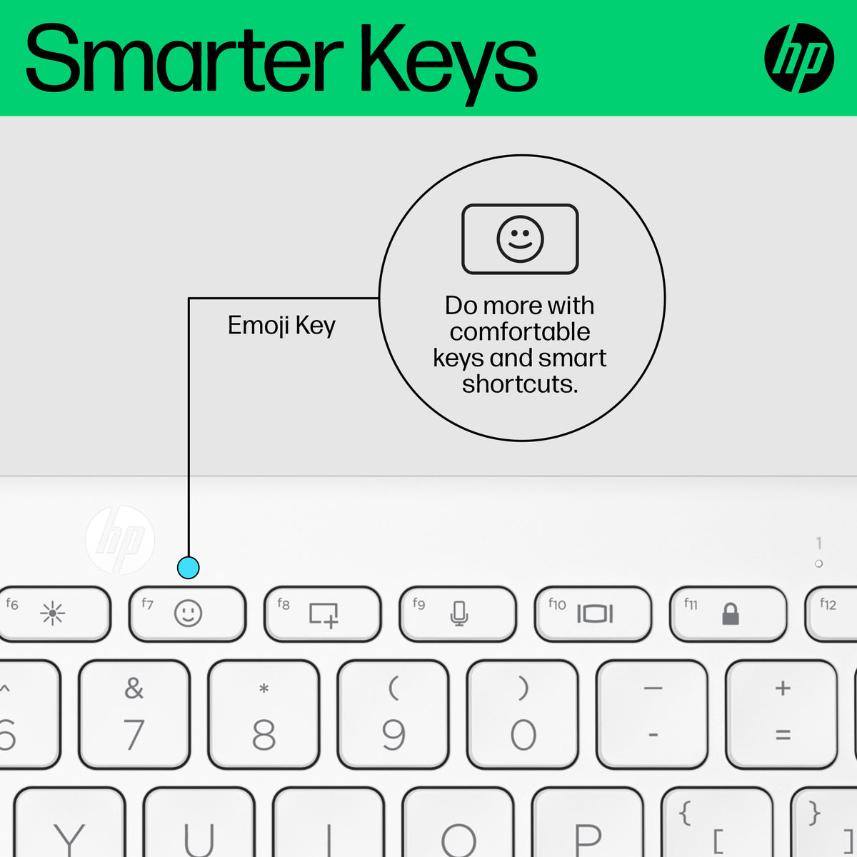 HP 350 Compact Multi-Device Bluetooth Keyboard