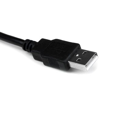 StarTech.com 1 ft USB to RS232 Serial DB9 Adapter Cable with COM Retention - TAA