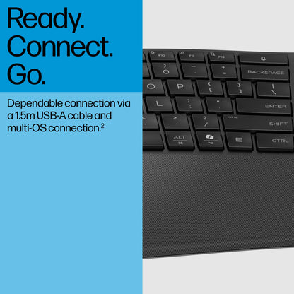 HP 480 Comfort Wired Keyboard