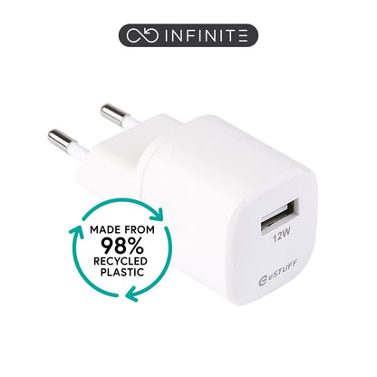 eSTUFF ES637001-BULK mobile device charger Smartphone White AC Indoor